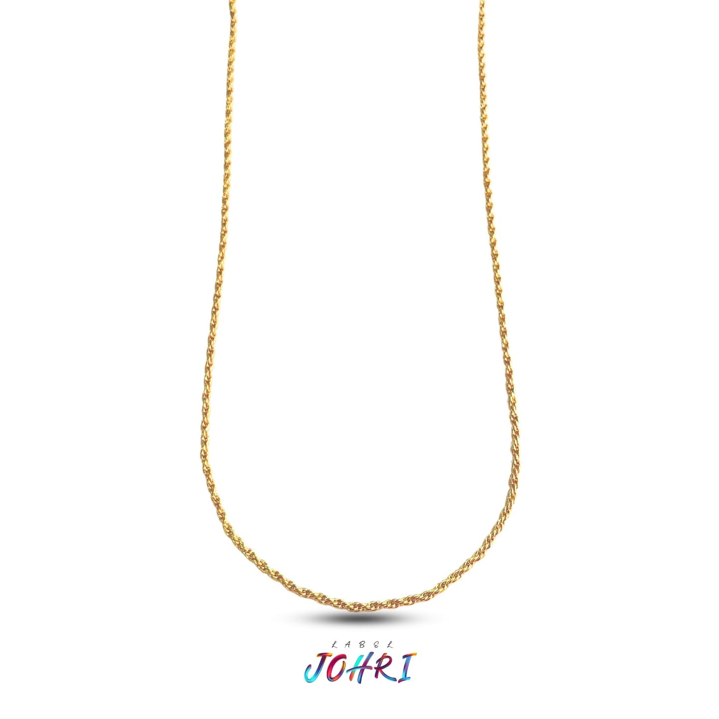 Mini Rope Chain Gold 2mm