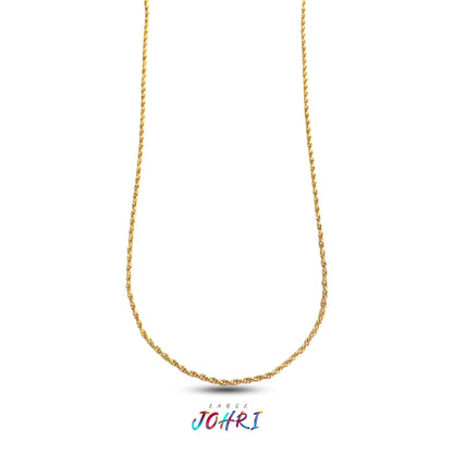 Mini Rope Chain Gold 2mm