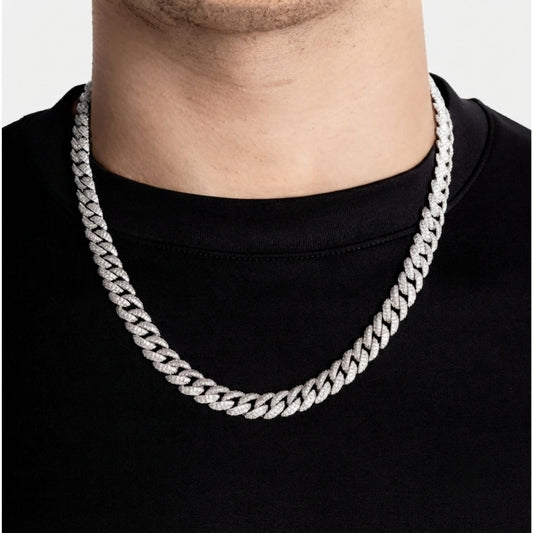 Classic Iced Out Cuban Chain 8.5mm