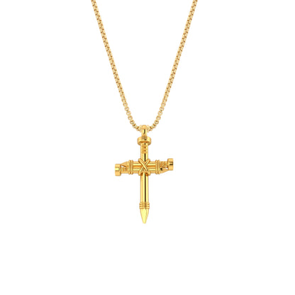 Nail Cross Pendant
