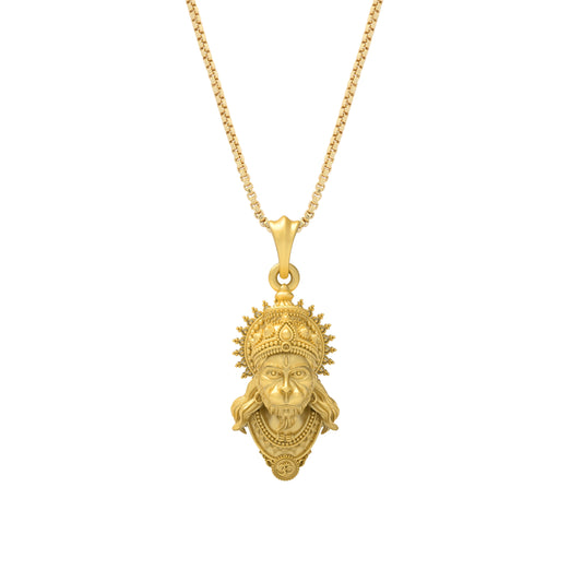 Hanuman Face Pendant