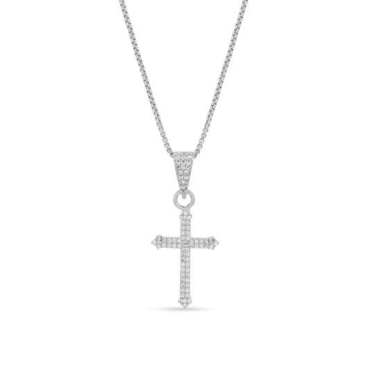 Angular Cross Pendant