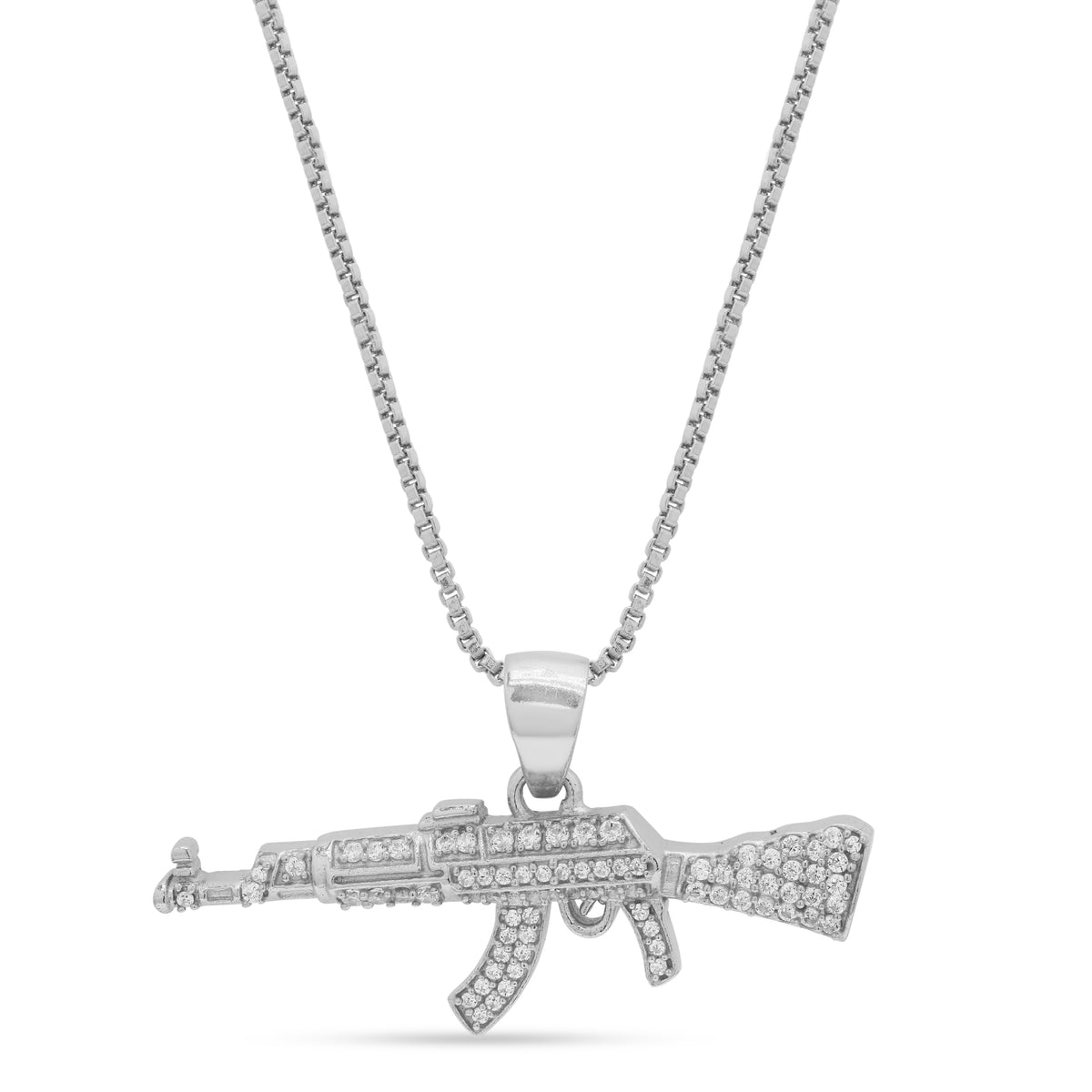 Ak47 Iced Out Pendant