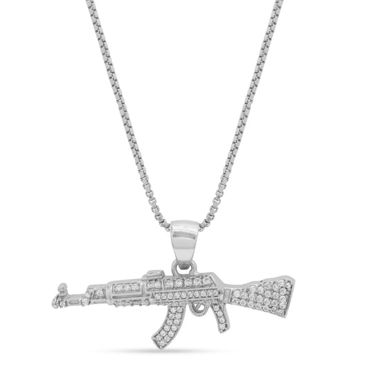 Ak47 Iced Out Pendant