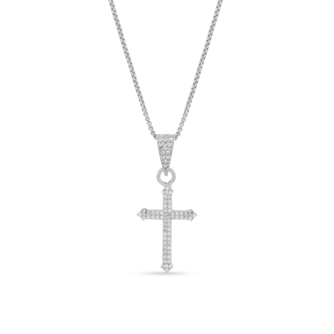 Angular Cross Pendant