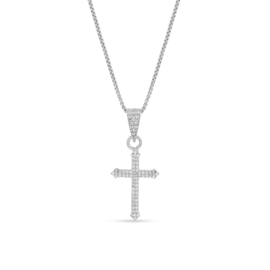Angular Cross Pendant