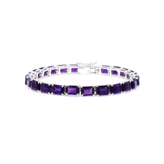 Octo Amethyst Tennis Bracelet