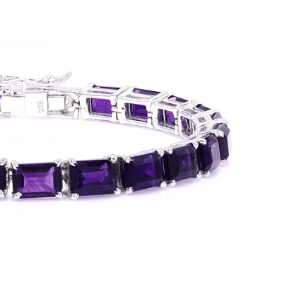 Octo Amethyst Tennis Bracelet