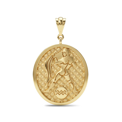 Aquarius Zodiac Pendant