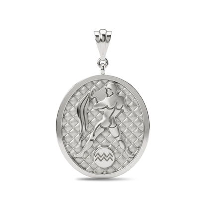 Aquarius Zodiac Pendant