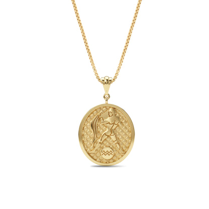 Aquarius Zodiac Pendant