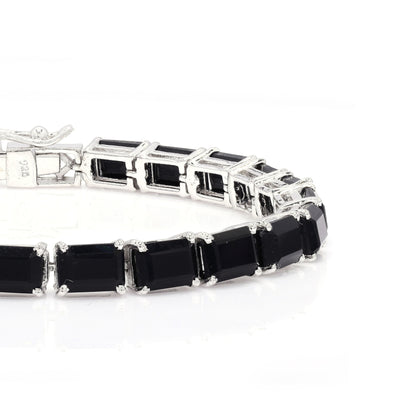 Octo Black Onyx Tennis Bracelet