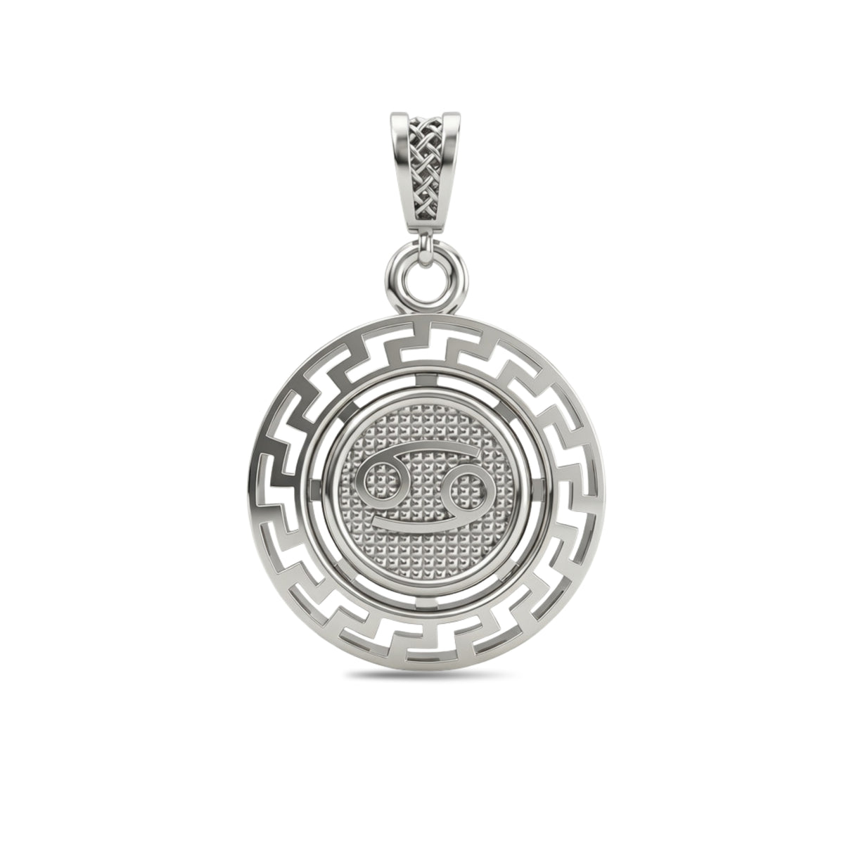 Cancer Zodiac Medallion Pendant