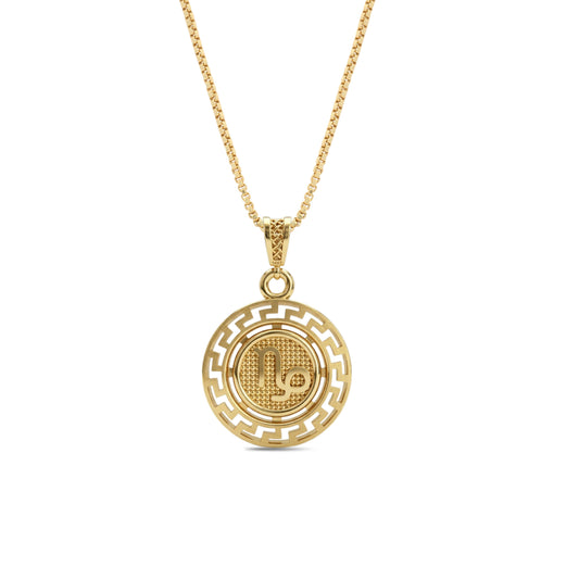 Capricorn Zodiac Medallion Pendant