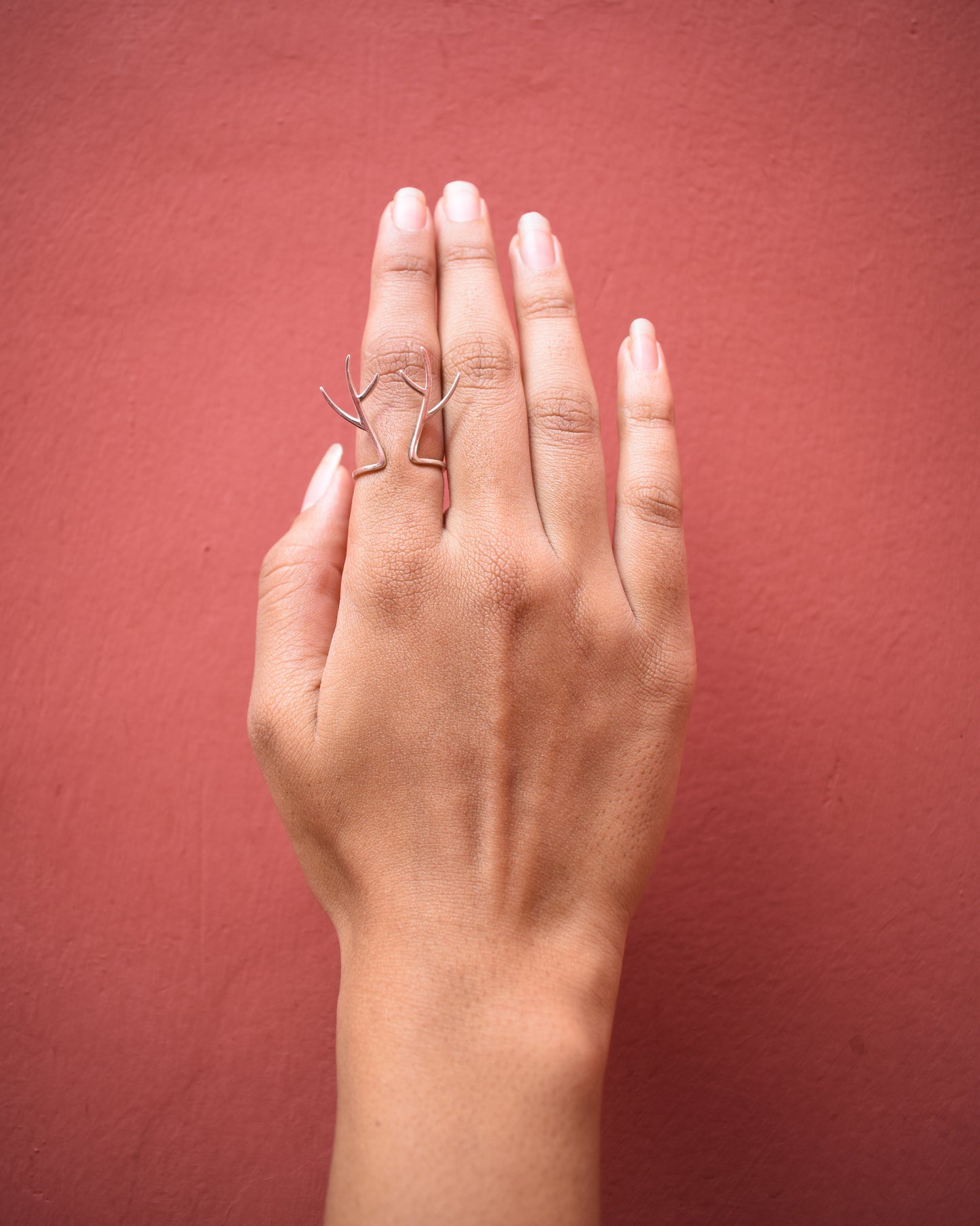 Reindeer Minimal Ring Gold