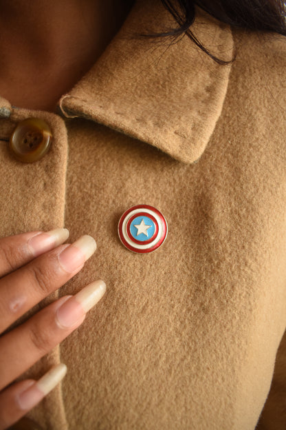 Captain America Brooch