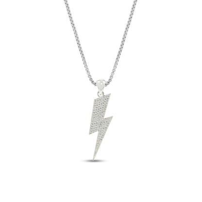 Sapphire Thunderbolt Pendant