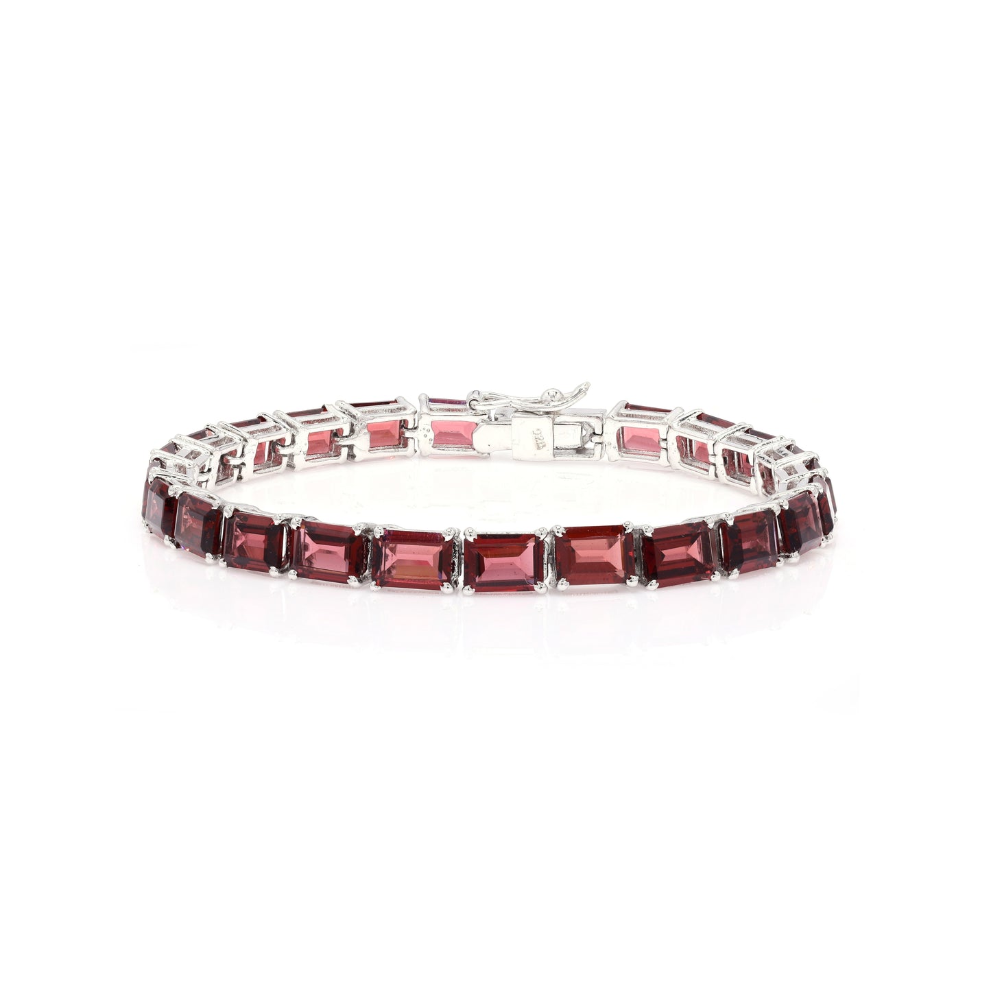 Octo Garnet Tennis Bracelet
