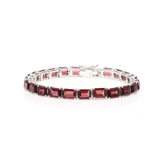 Octo Garnet Tennis Bracelet