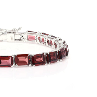 Octo Garnet Tennis Bracelet