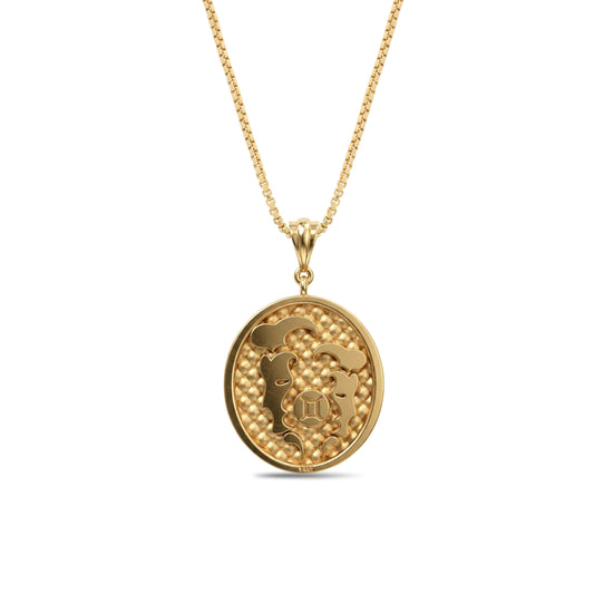 Gemini Zodiac Pendant