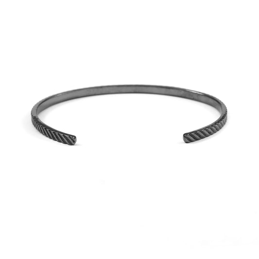 Flo Cuff Bracelet Black