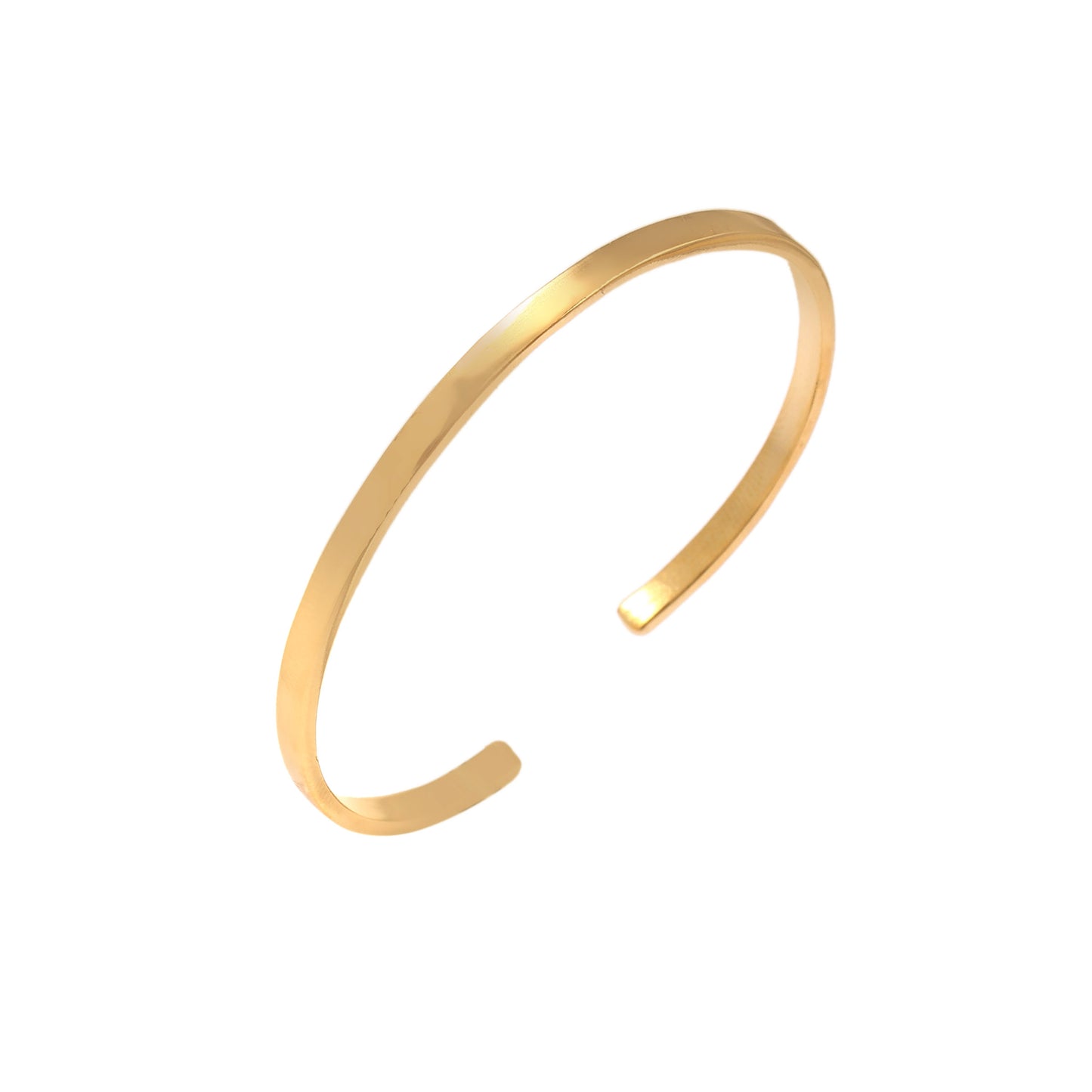 3mm Cuff Bracelet gold