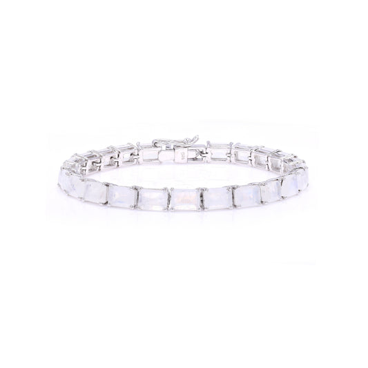Octo Moon Stone Tennis Bracelet