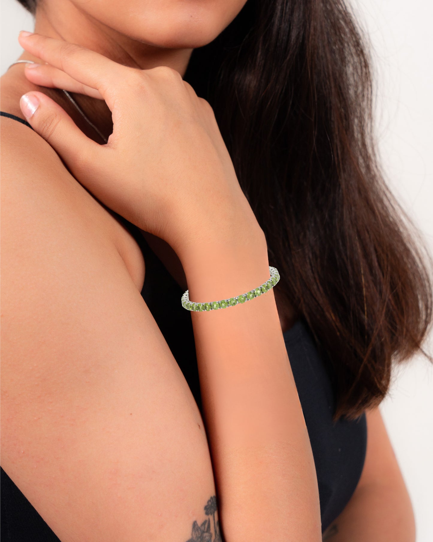 Peridot Tennis Bracelet