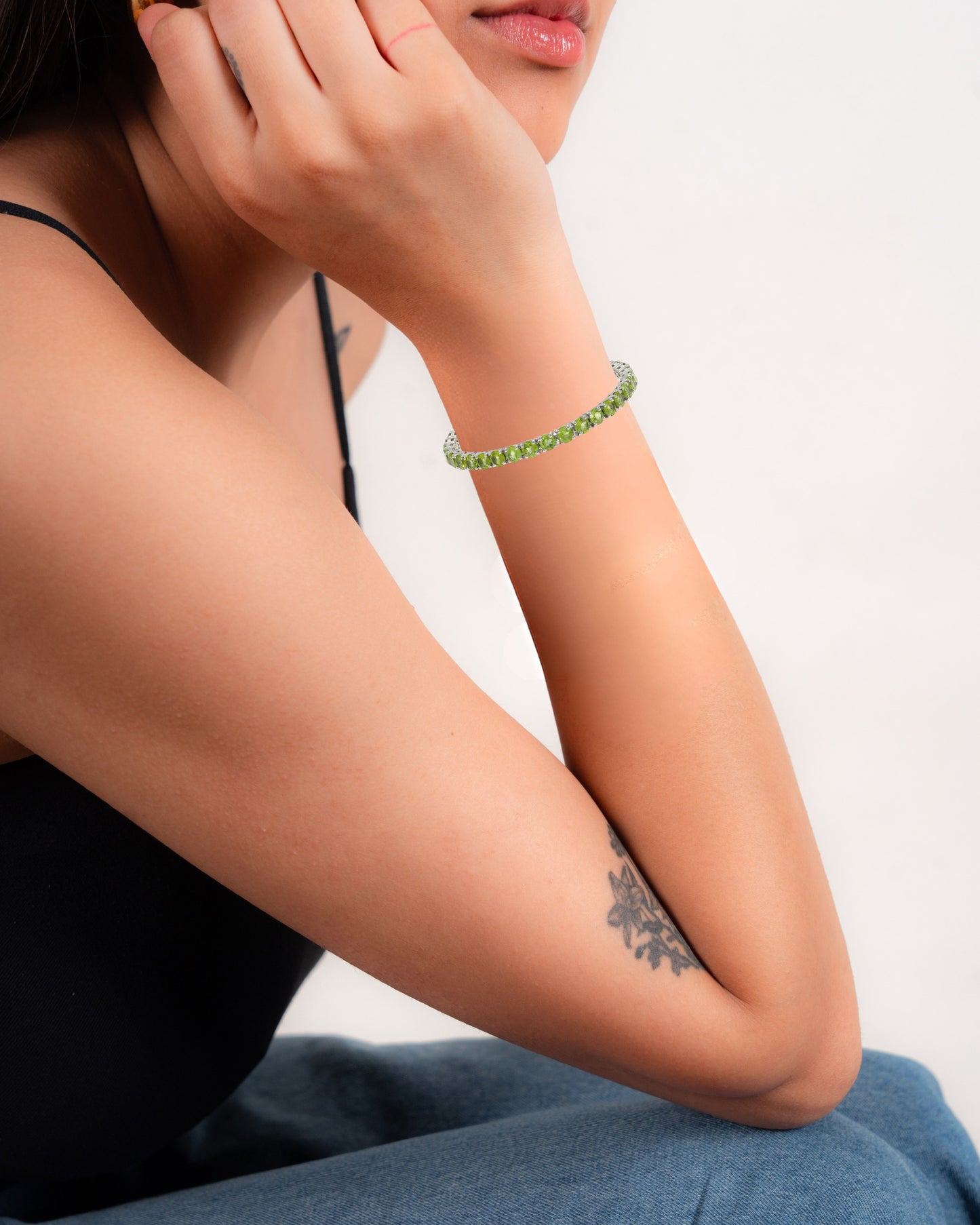 Peridot Tennis Bracelet