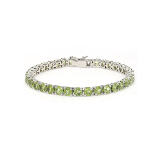 Peridot Tennis Bracelet