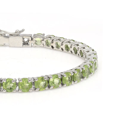 Peridot Tennis Bracelet
