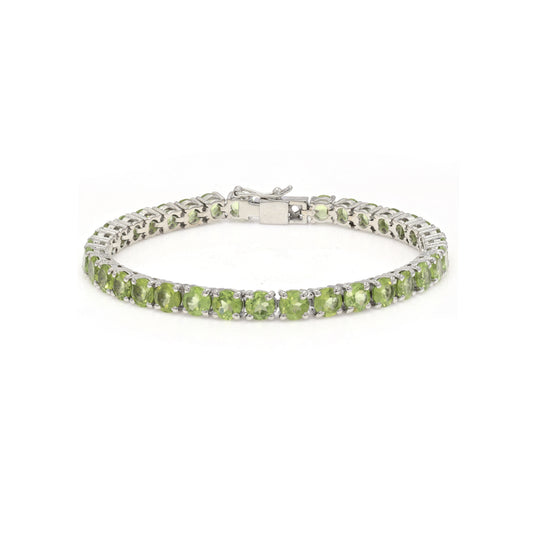Peridot Tennis Bracelet 5mm