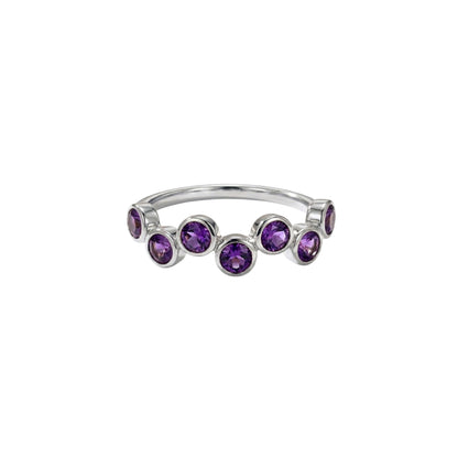 Amethyst Bubble Ring