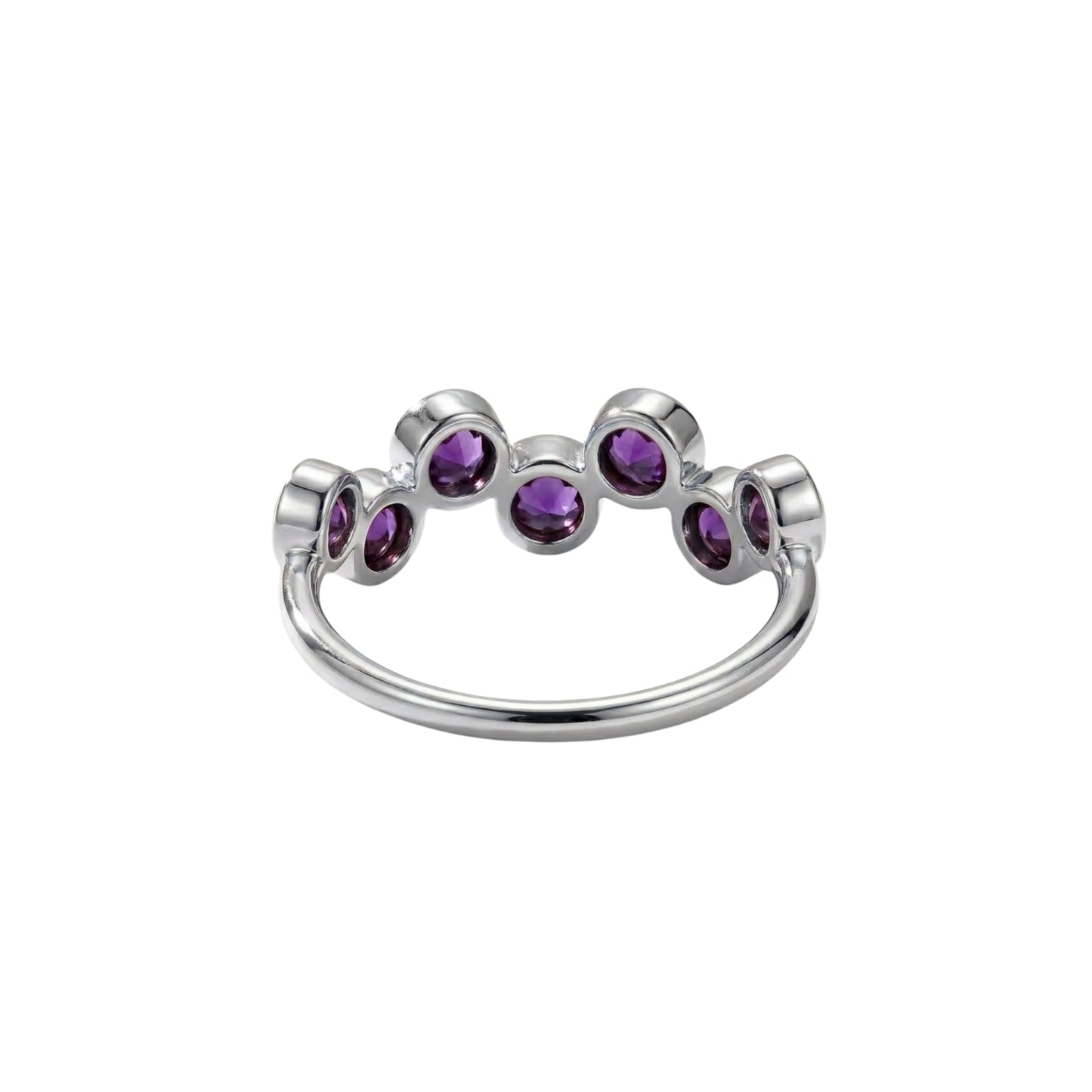 Amethyst Bubble Ring