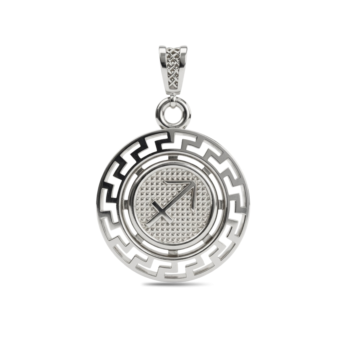Sagittarius Zodiac Medallion Pendant
