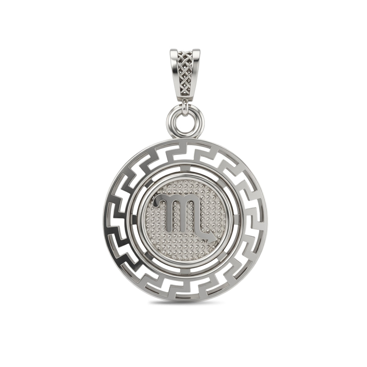 Scorpio Zodiac Medallion Pendant