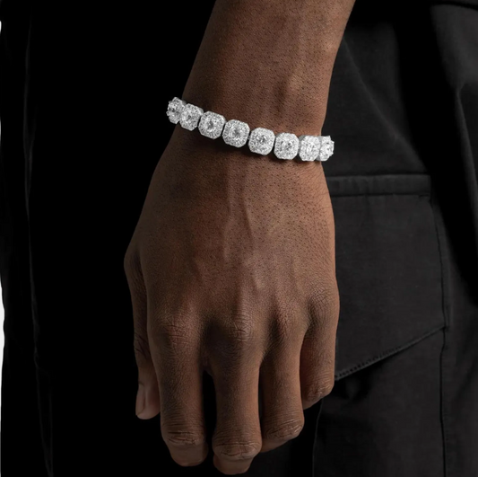 Cluster Tennis Bracelet