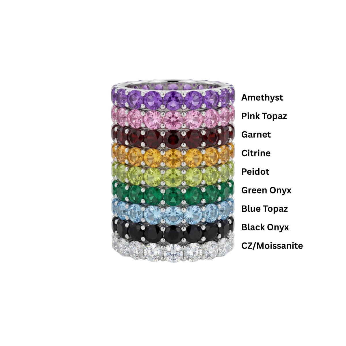 4mm Round Eternity Band