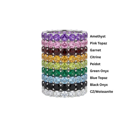 4mm Round Eternity Band