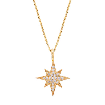 North Star Charm Pendant