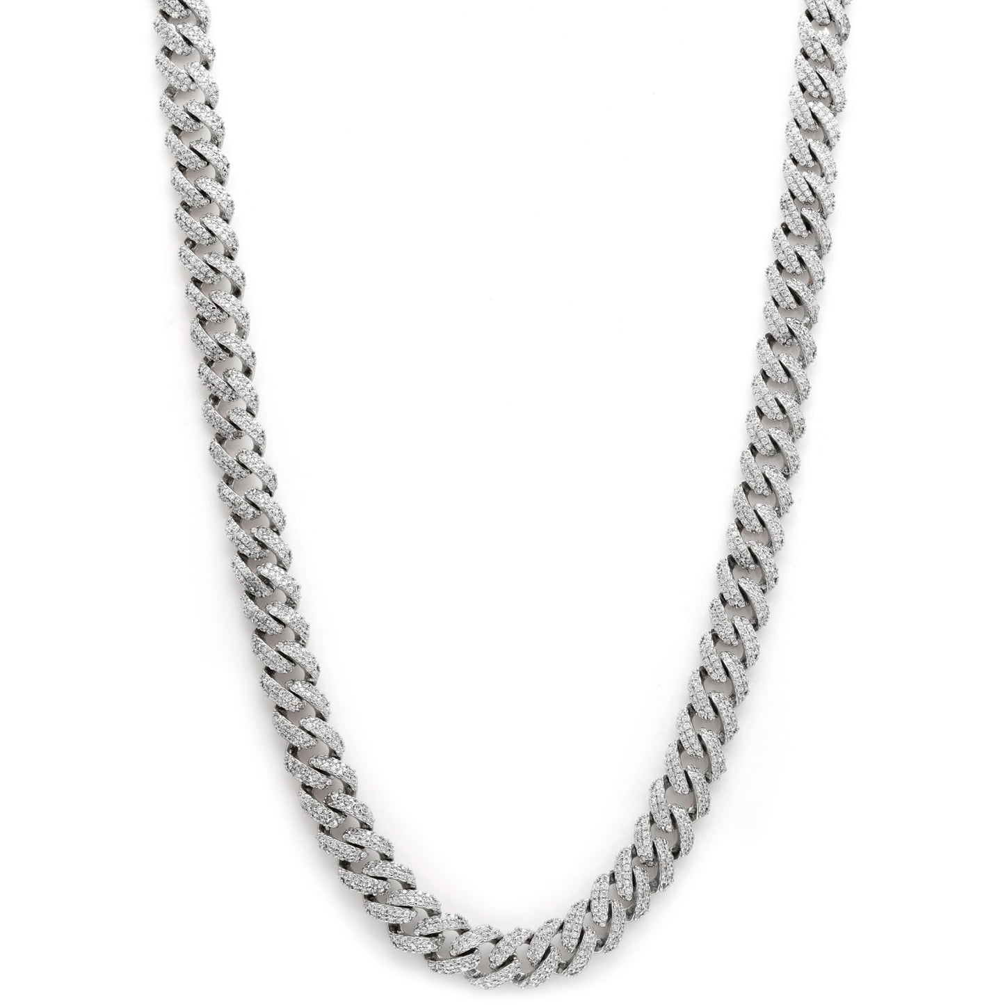 Classic Iced Out Cuban Chain 10mm